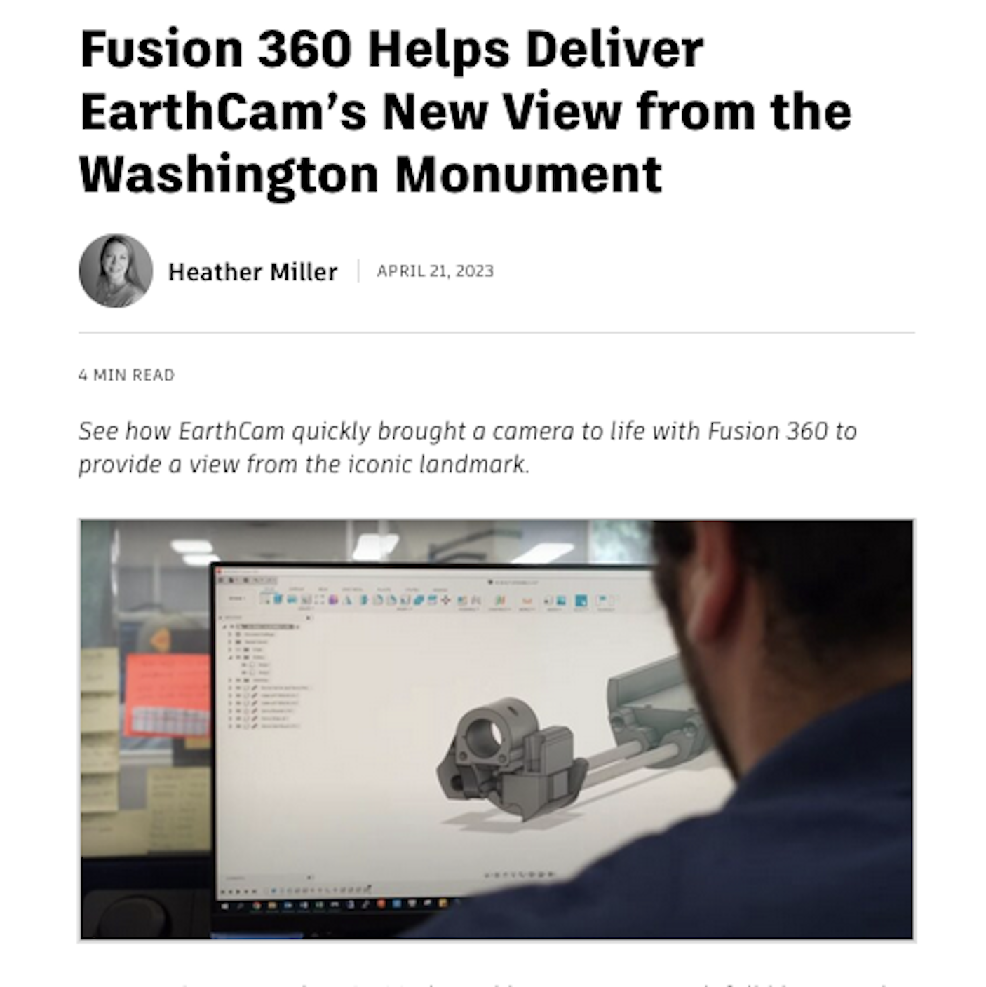 Autodesk Fusion + EarthCam